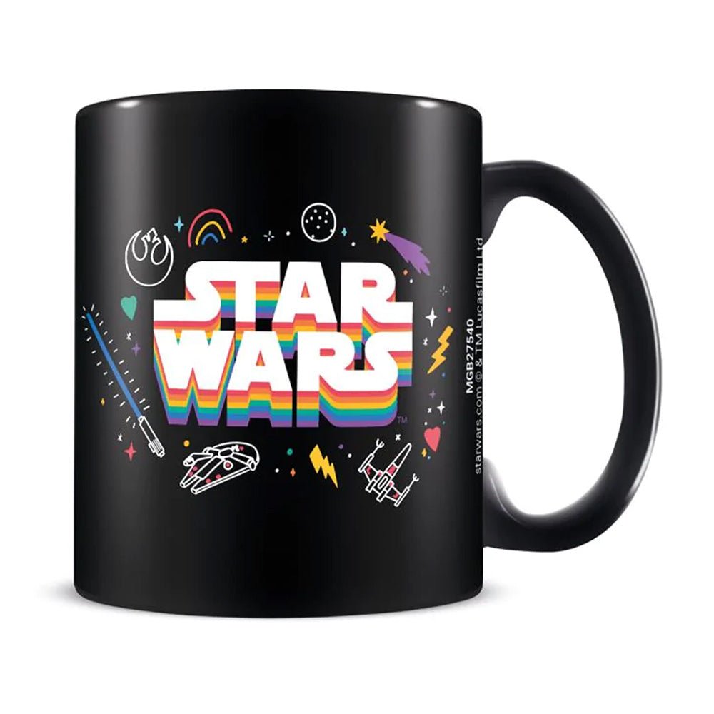 STAR WARS スターウォーズ - Logo Rainbow / マグカップ - PGS